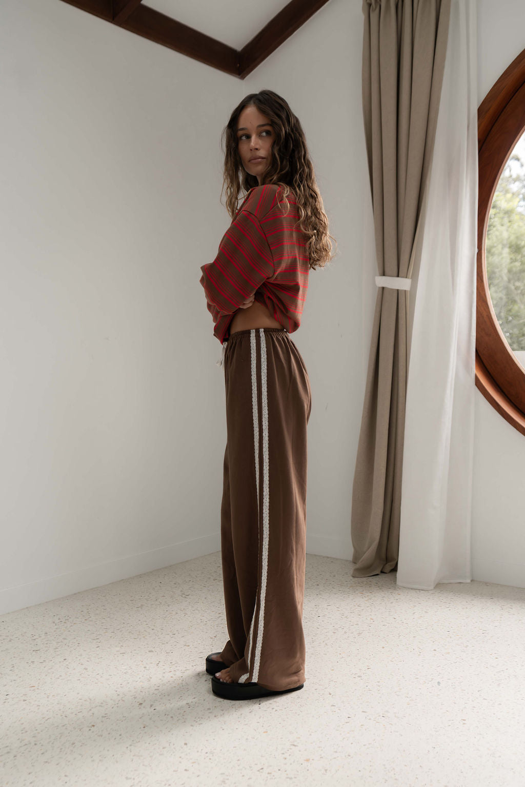 Bobbi Pant Lace Cacao