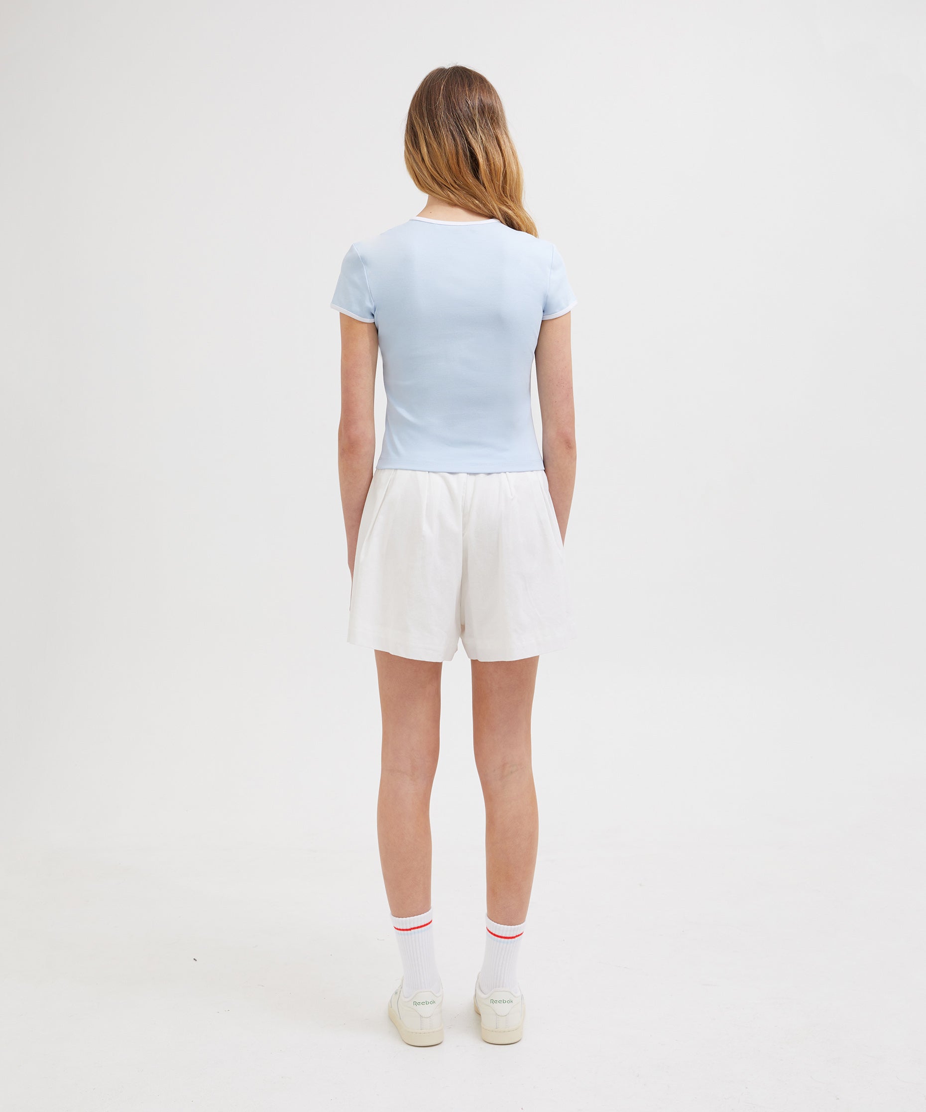 Tailored Shorts - White