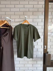 Inland by Ledge Mens Heavy Weight Tee Khaki