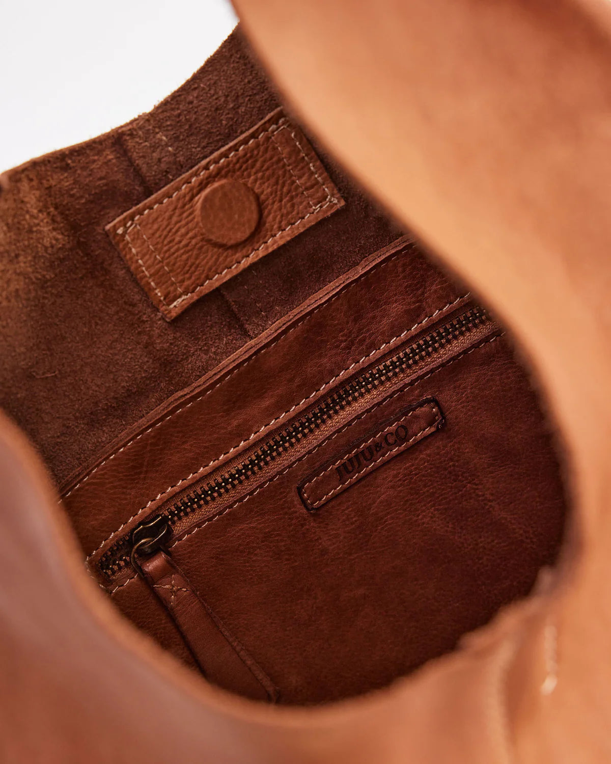 Unlined Slouchy Bag Tan