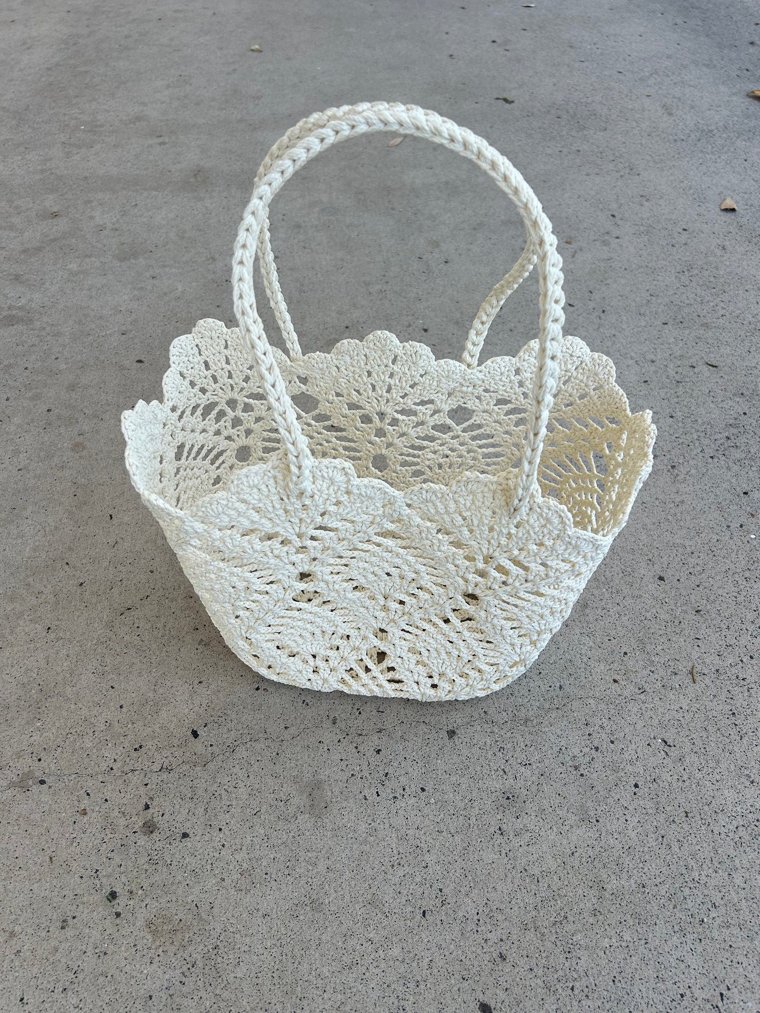 Mar Crochet Market Tote