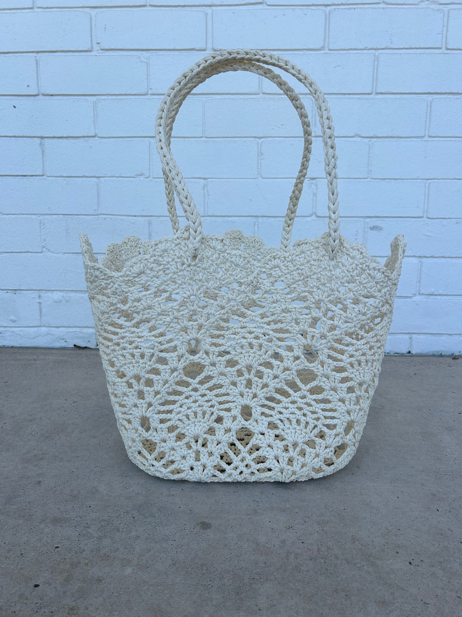 Mar Crochet Market Tote