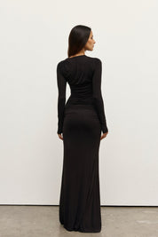 Inaya Maxi Dress - Shadow