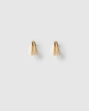 Jean Gold Huggie Earrings
