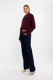 Jayda Jacket - Burgundy