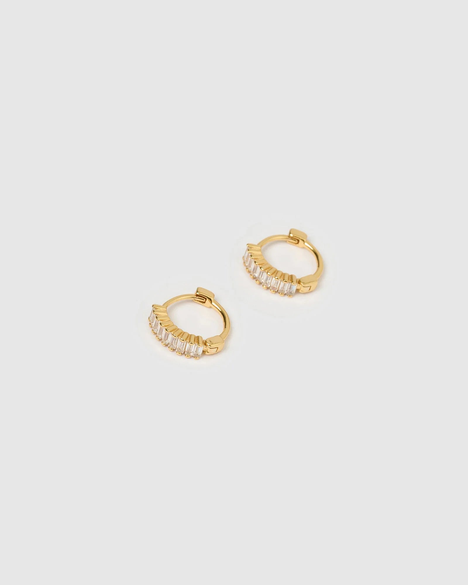 Khloe Gold Earrings - Stone