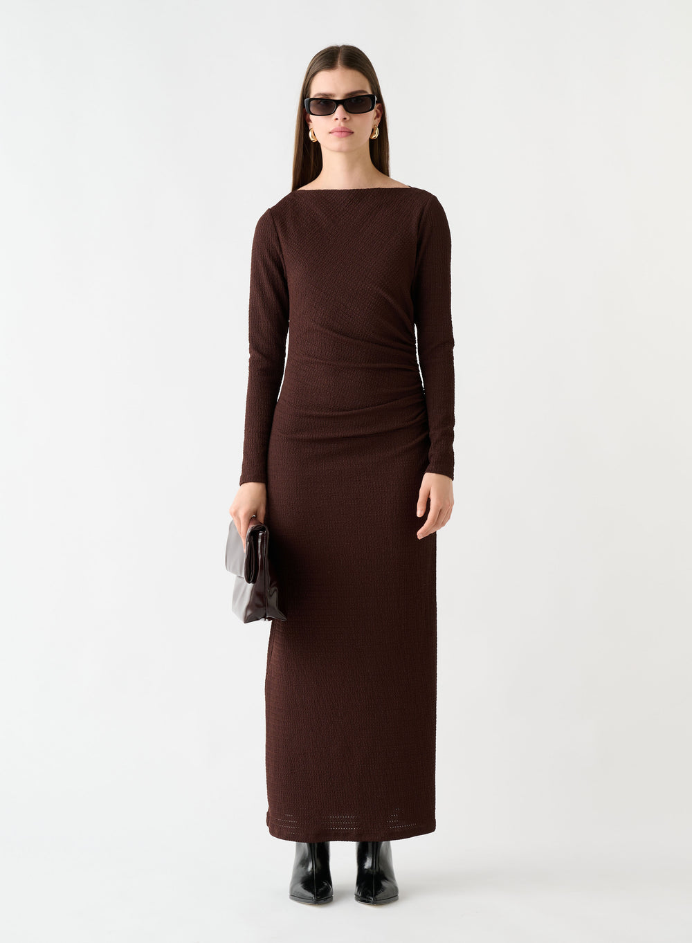 Lulea Midi Dress Coffee