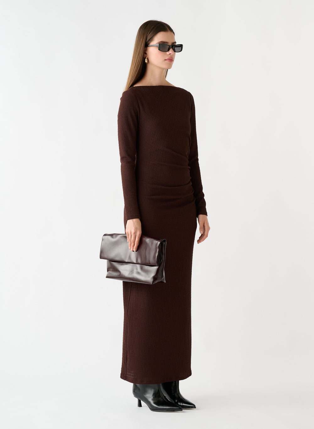 Lulea Midi Dress Coffee