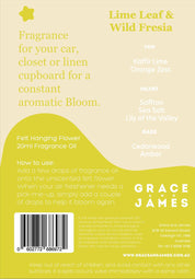 Bloom - Lime Leaf & Wild Fresia Air Freshener