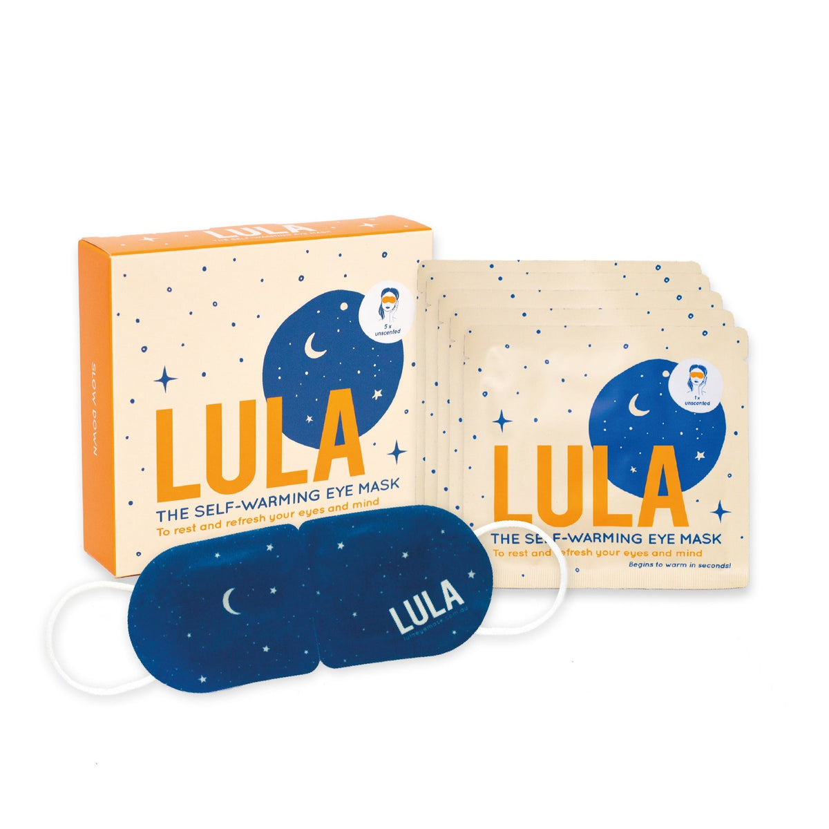 Unscented Self-Warming Eye Mask 5pk