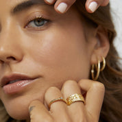 Emperor Gold Stacking Ring