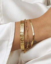 Sylvia Gold Snake Chain Bracelet