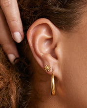 Riley Gold Hoop Earrings - Small