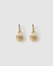 Magnolia Gold Charm Earrings