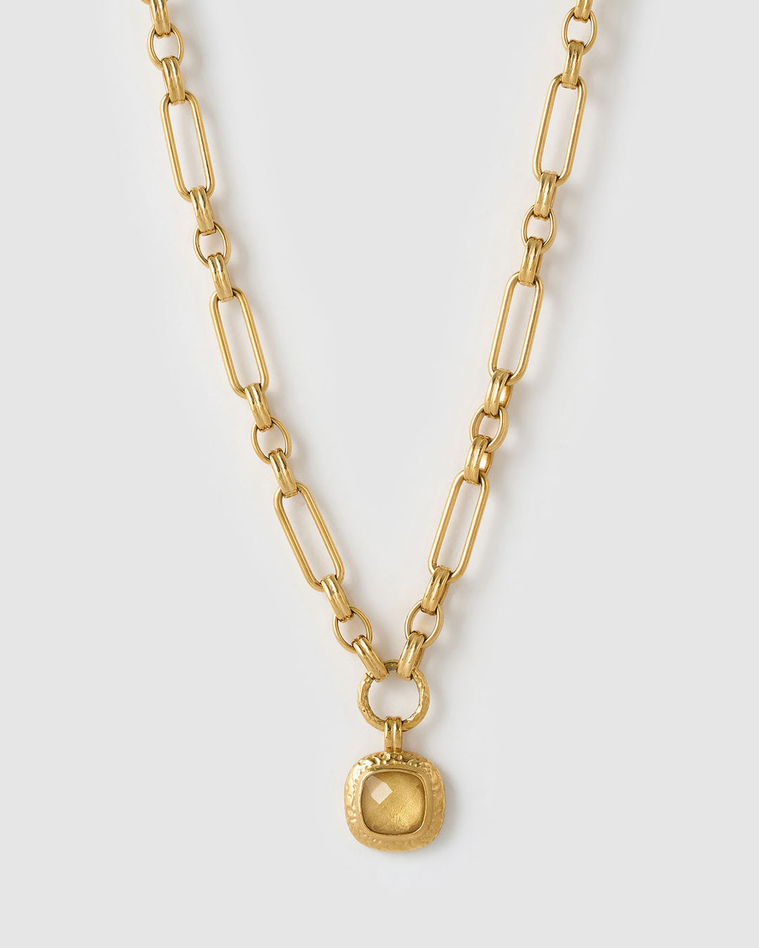 Mason Necklace -  Citrine