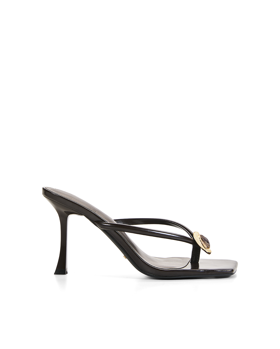 Mazie Heel - chocolate shine