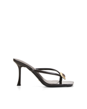 Mazie Heel - chocolate shine