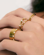 Viola Gold Ring