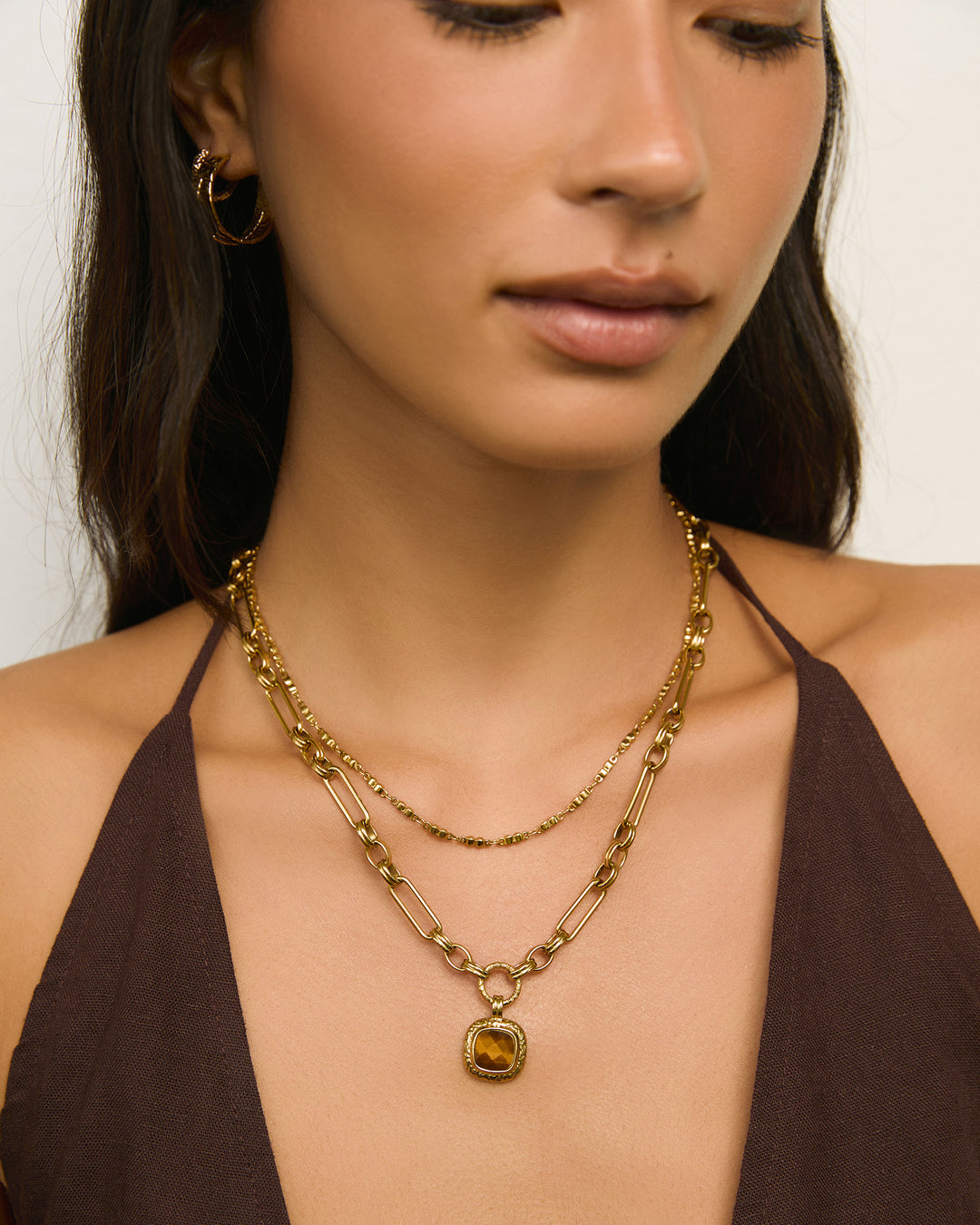 Mason Necklace - Tigers Eye