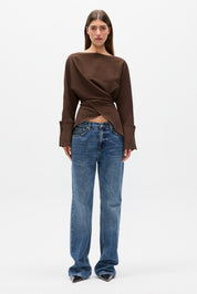 Novalyn Top Brown