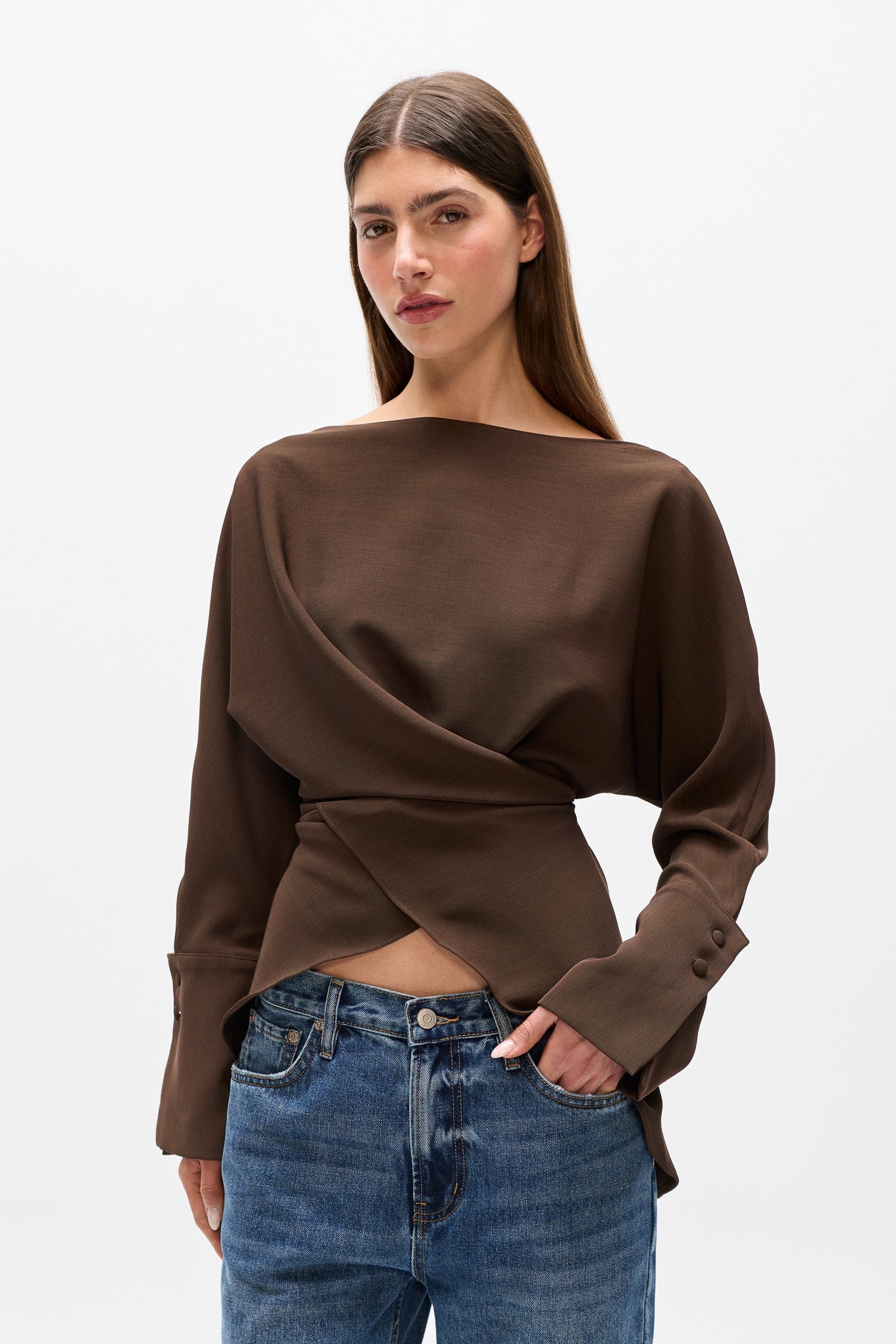 Novalyn Top Brown