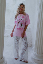 Flower Market T-shirt Pink
