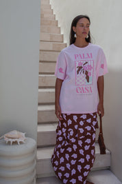 Flower Market T-shirt Pink