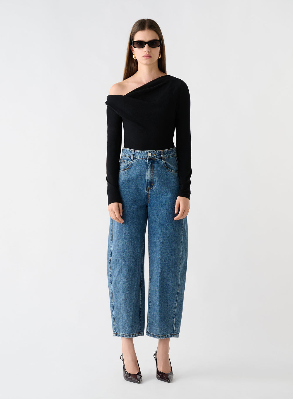 Pinnacle Knit Top Black