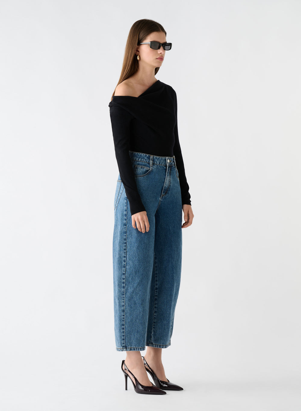 Pinnacle Knit Top Black