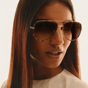 All in Mini Tort Brown Polarised Sunglasses