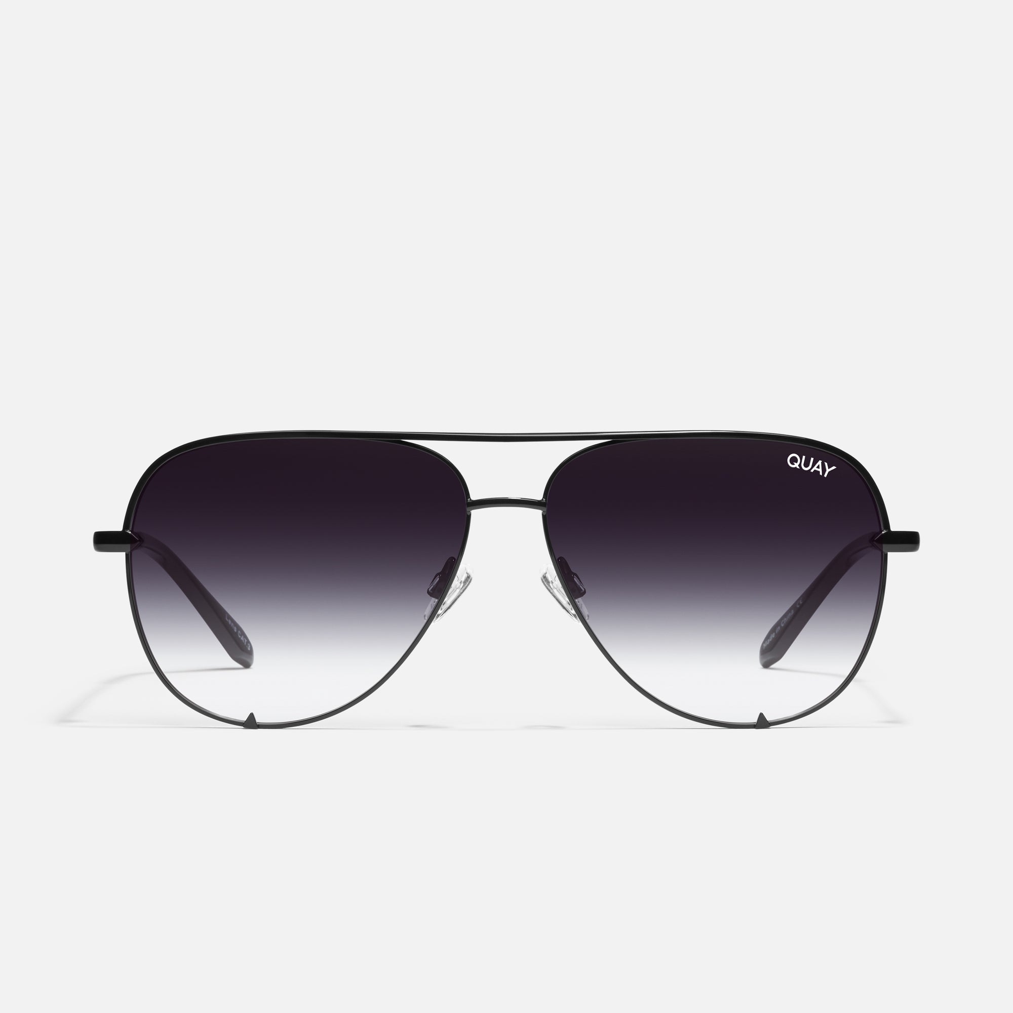 High Key Black Fade Polarised Sunglasses