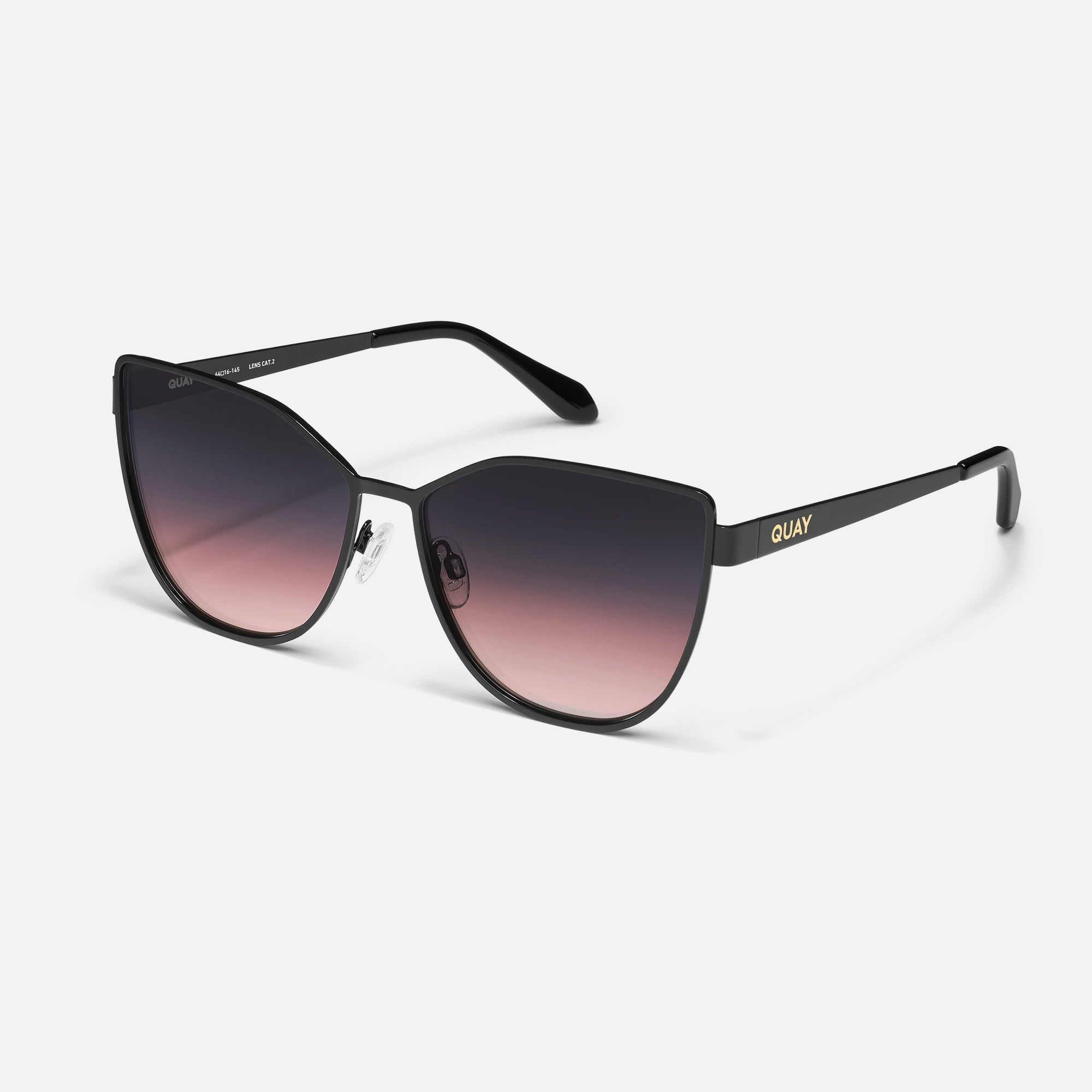 In Pursuit Black/Black Plum Pink Sunglasses