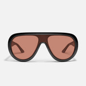 Set List Black Frame Dark Apricot Lens