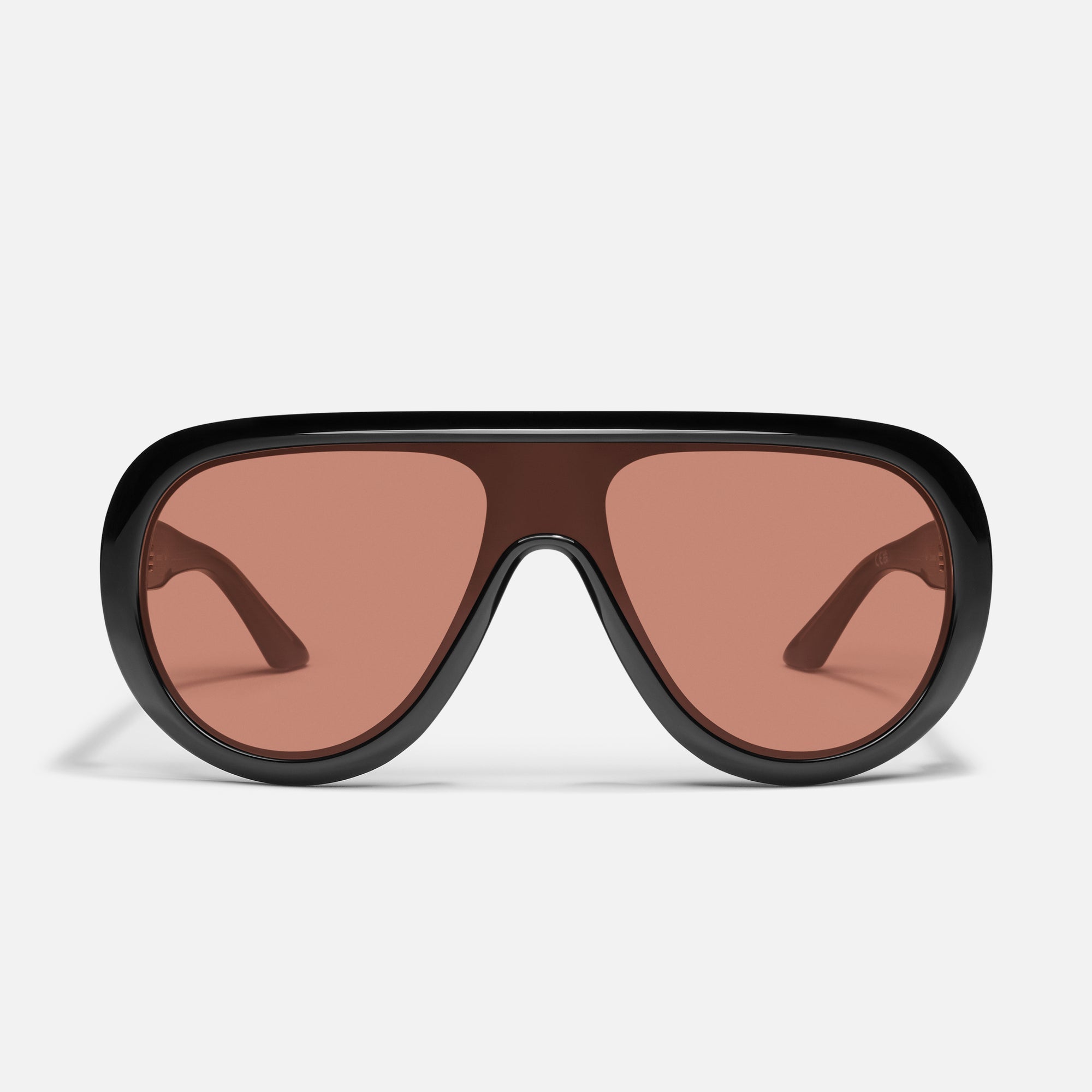 Set List Black Frame Dark Apricot Lens