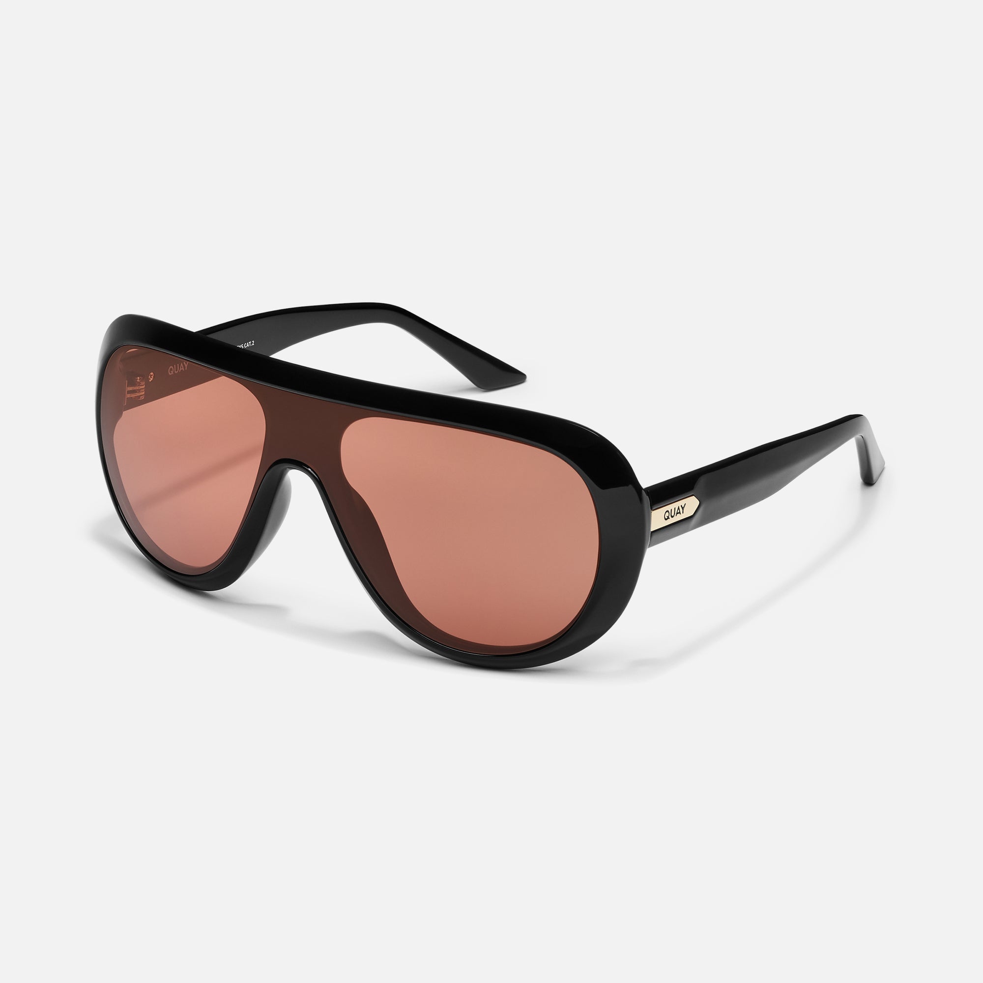 Set List Black Frame Dark Apricot Lens