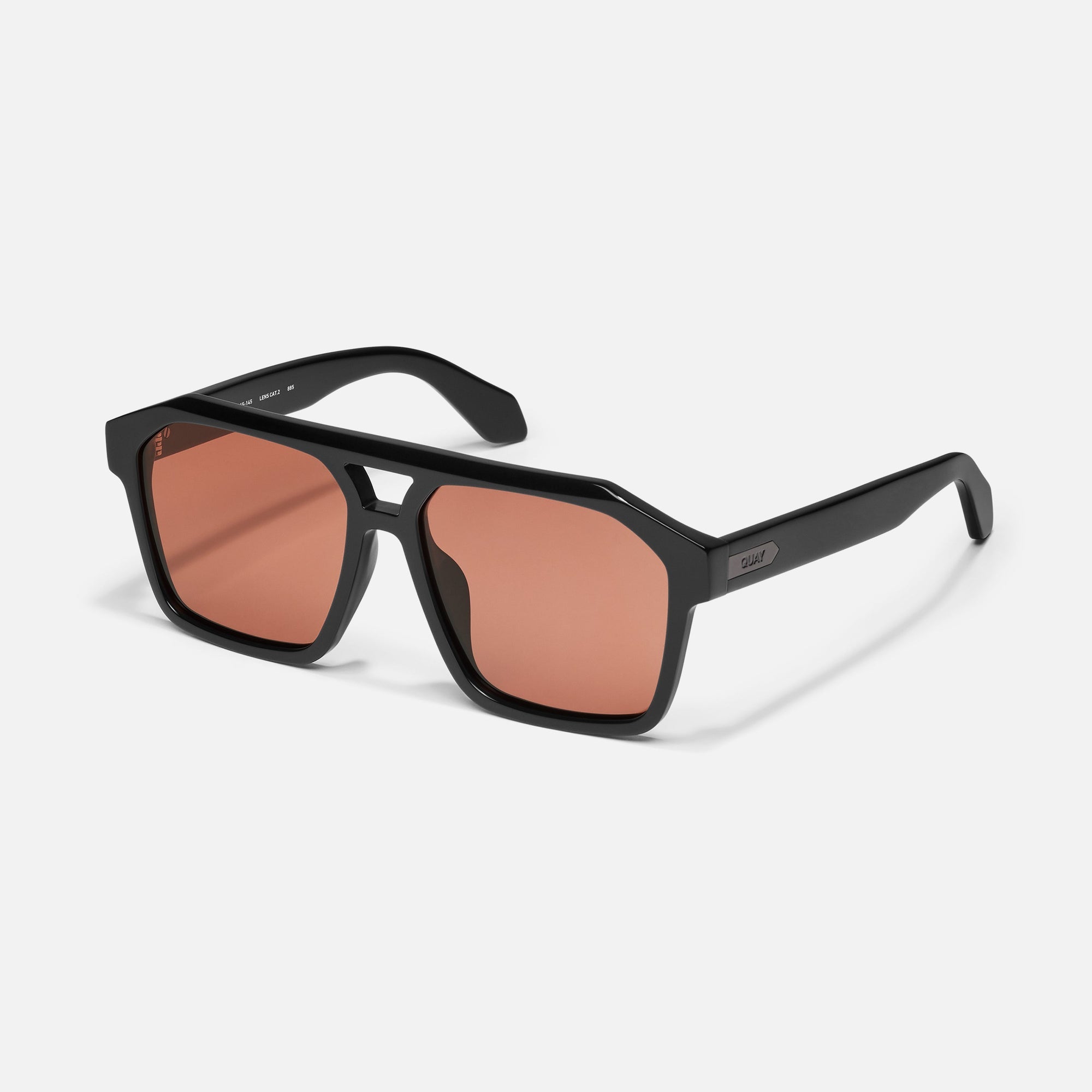 Sound Check Black Frame  Apricot Polarised Lens
