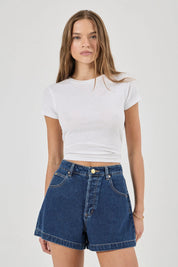 Mirage Denim Shorts Pacific Blue