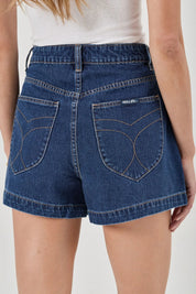 Mirage Denim Shorts Pacific Blue