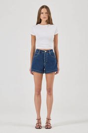 Mirage Denim Shorts Pacific Blue