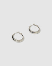 Riley Silver Hoop Earrings - Small