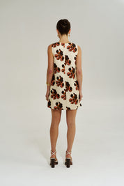 V Neck Mini Dress Butter Fleur