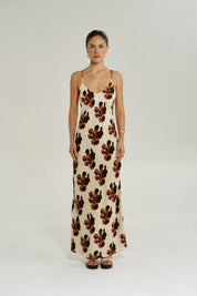 Amelie Maxi Dress Butter Fleur