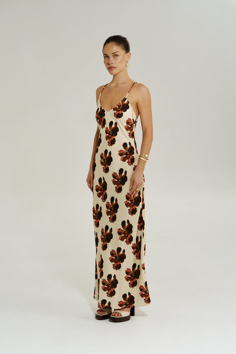 Amelie Maxi Dress Butter Fleur