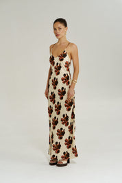 Amelie Maxi Dress Butter Fleur
