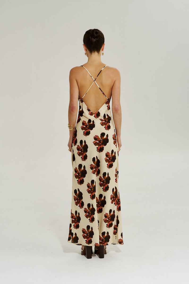 Amelie Maxi Dress Butter Fleur