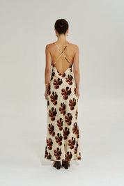 Amelie Maxi Dress Butter Fleur