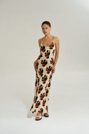 Amelie Maxi Dress Butter Fleur