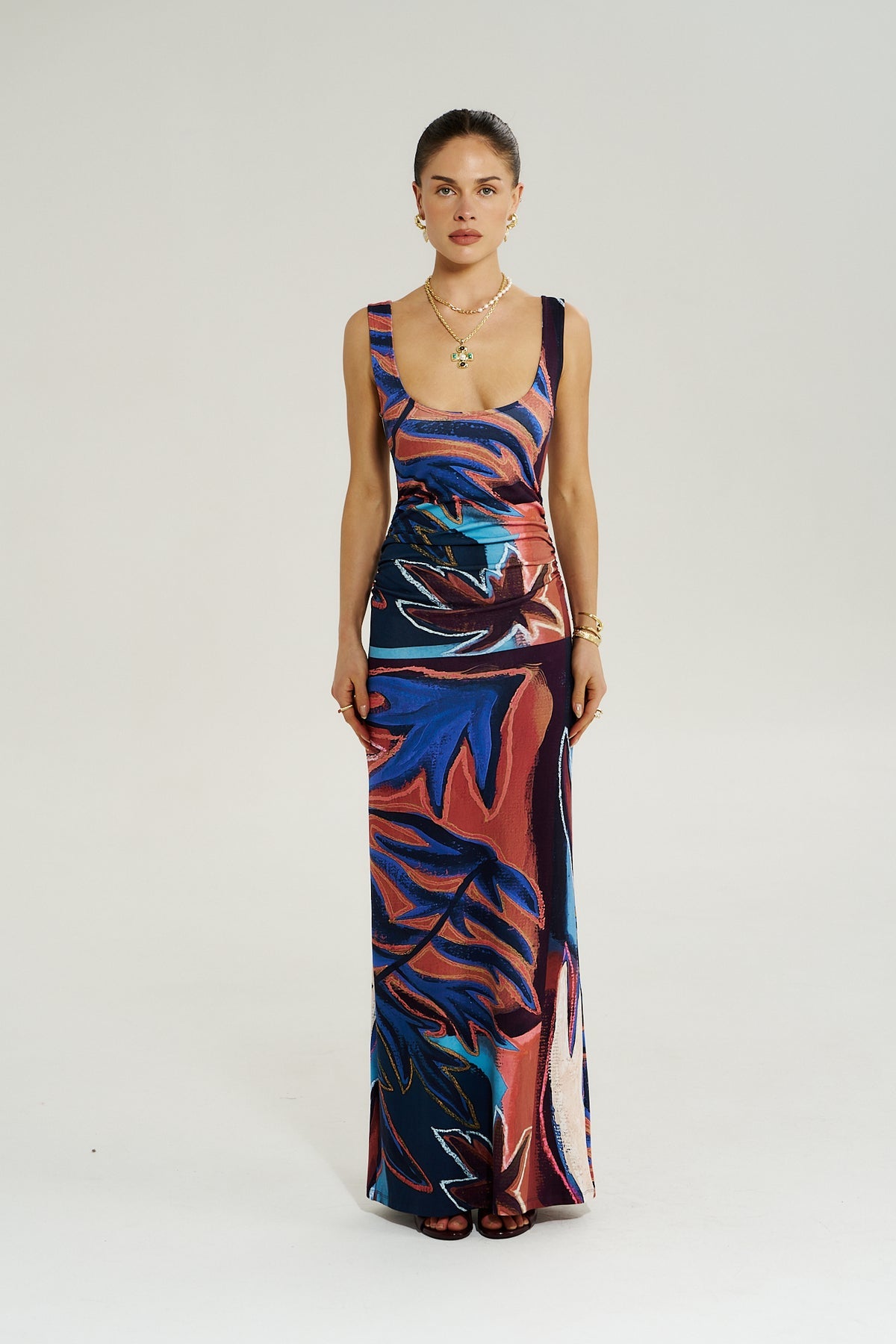 Emma Maxi Dress Bordeaux