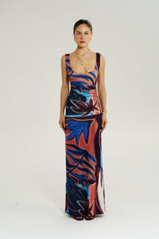 Emma Maxi Dress Bordeaux