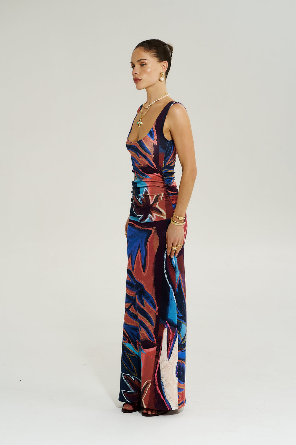 Emma Maxi Dress Bordeaux